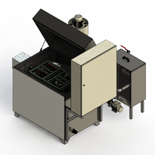Lavadora de pecas industriais modelo L98 subra (1)